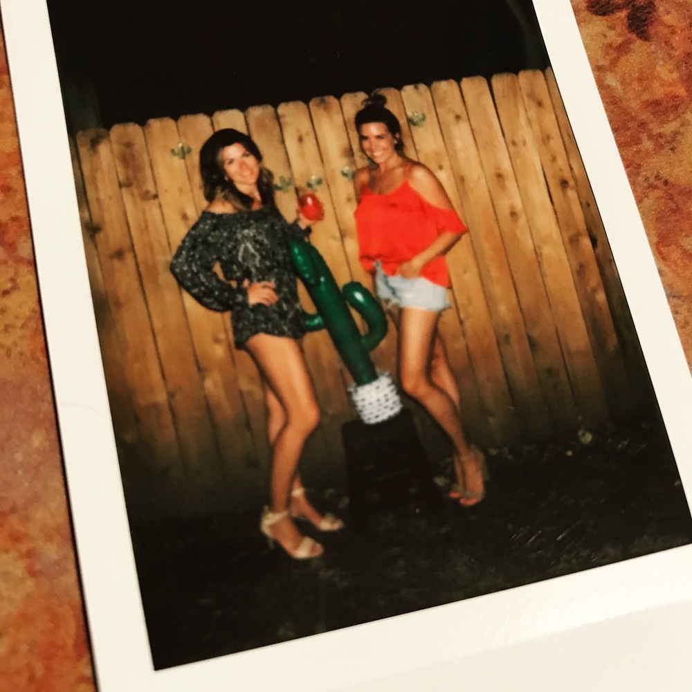 Red flutter sleeve tank top